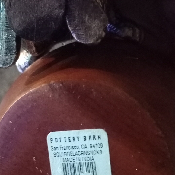 Pottery Barn Silver Squirrel Figurine - Picture 2 of 6